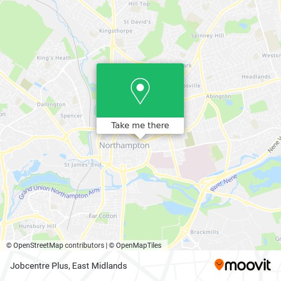 Jobcentre Plus map