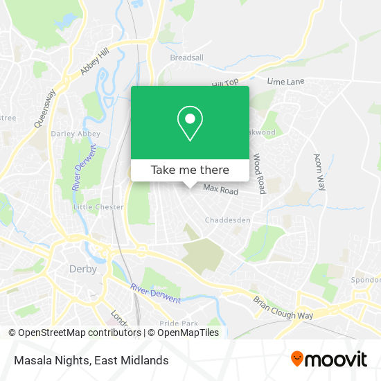 Masala Nights map