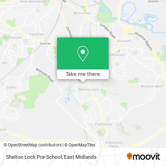 Shelton Lock Pre-School map
