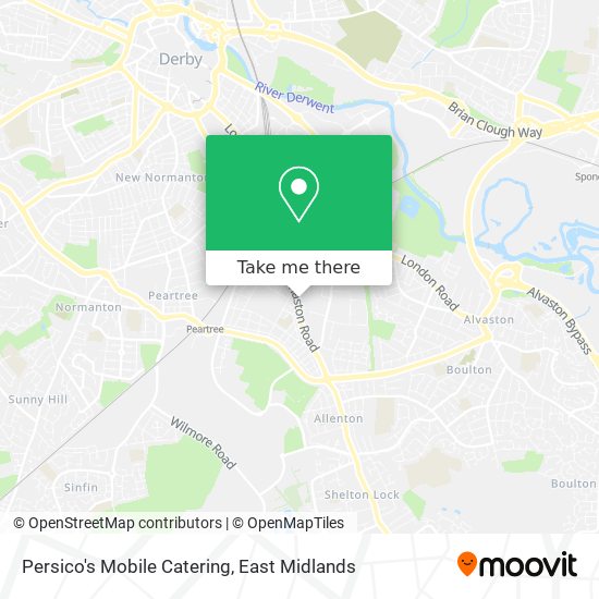 Persico's Mobile Catering map