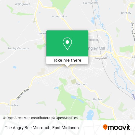 The Angry Bee Micropub map