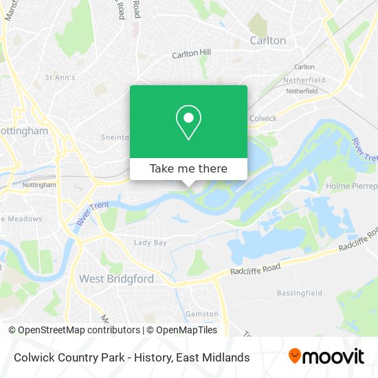 Colwick Country Park - History map