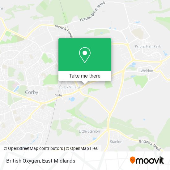 British Oxygen map