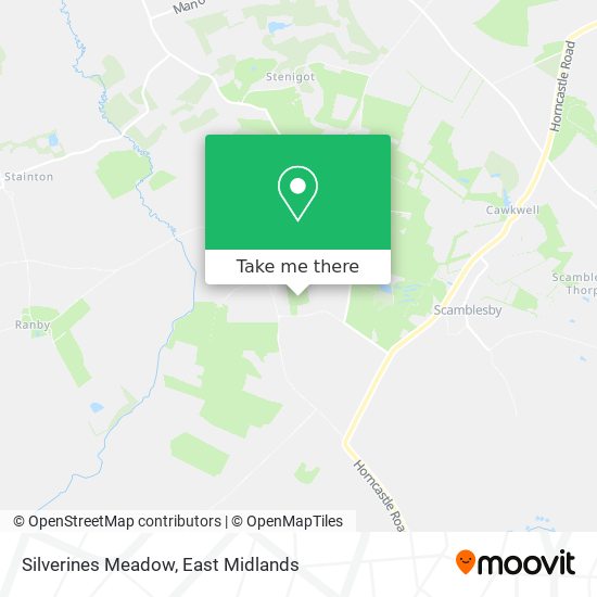 Silverines Meadow map