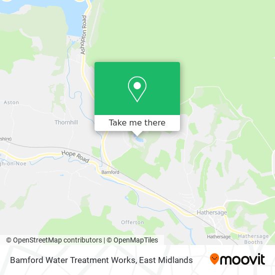 Bamford Water Treatment Works map
