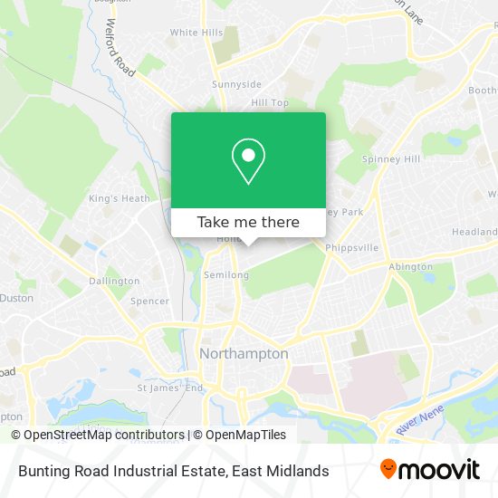 Bunting Road Industrial Estate map