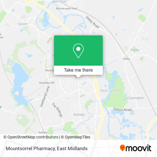 Mountsorrel Pharmacy map