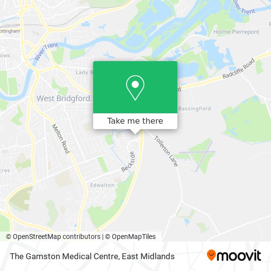 The Gamston Medical Centre map