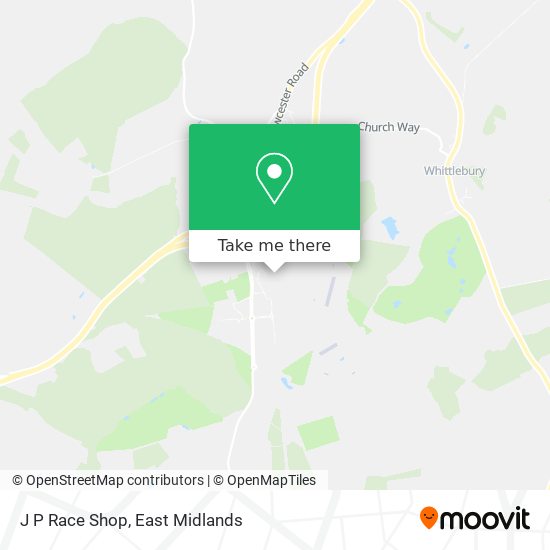 J P Race Shop map