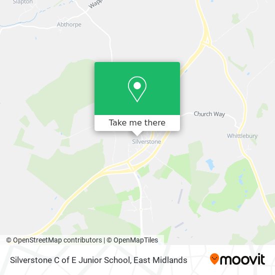 Silverstone C of E Junior School map