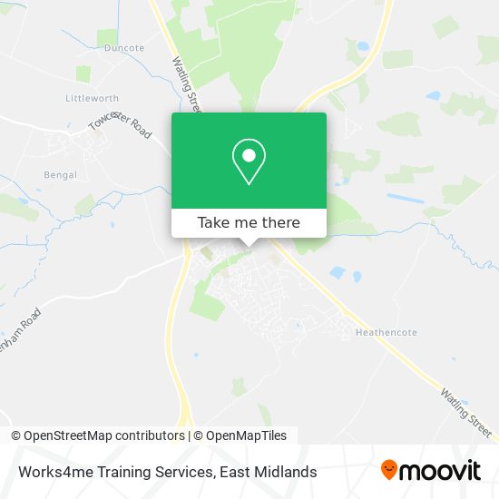 Works4me Training Services map