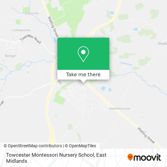 Towcester Montessori Nursery School map