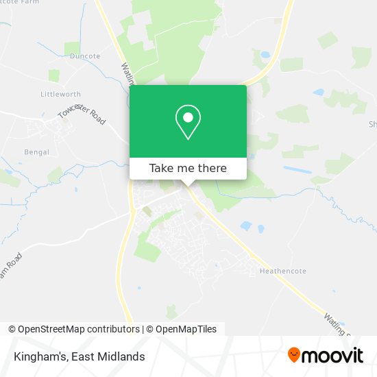 Kingham's map