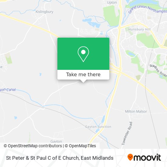 St Peter & St Paul C of E Church map