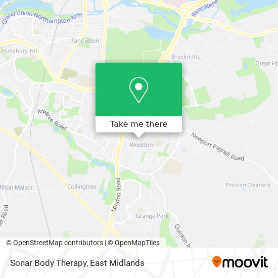 Sonar Body Therapy map