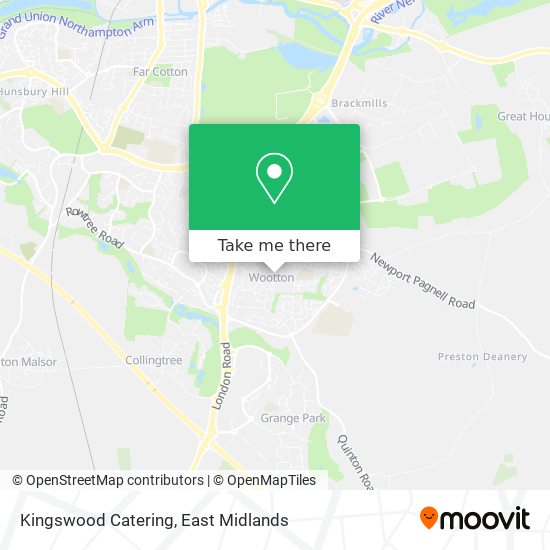 Kingswood Catering map