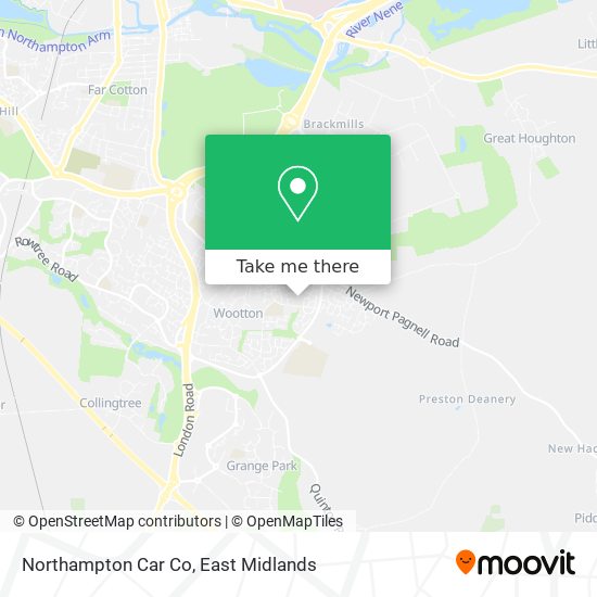 Northampton Car Co map