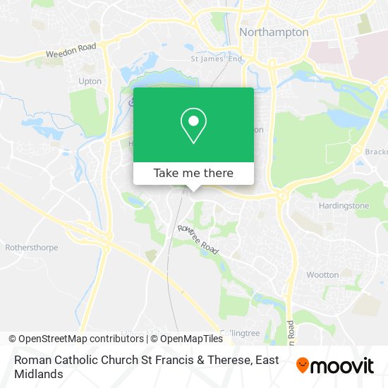 Roman Catholic Church St Francis & Therese map