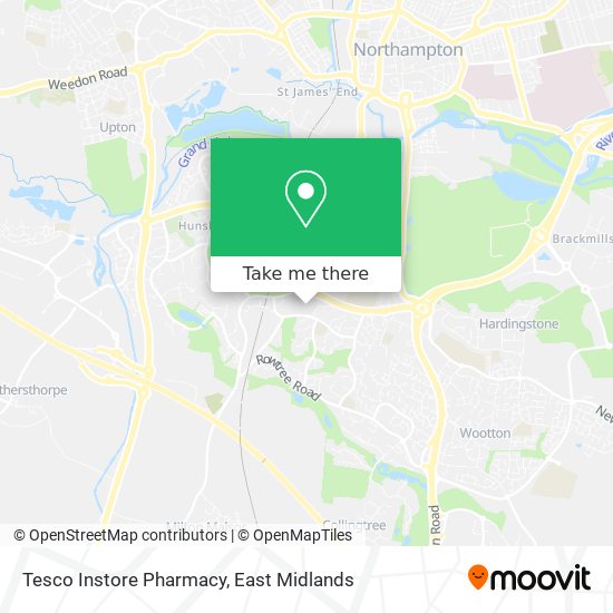 Tesco Instore Pharmacy map