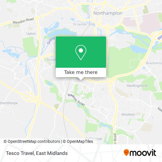 Tesco Travel map