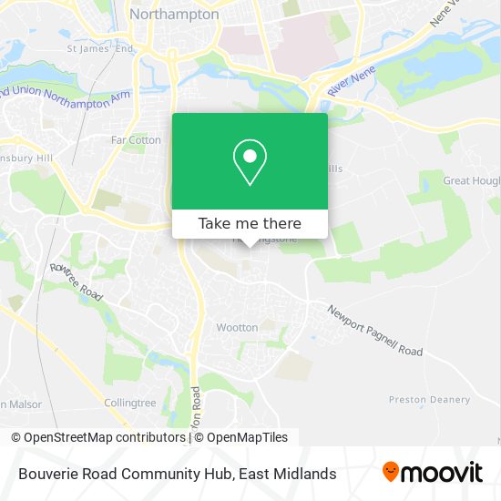 Bouverie Road Community Hub map