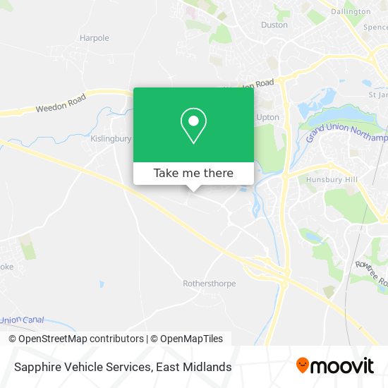 Sapphire Vehicle Services map