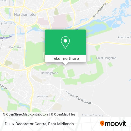 Dulux Decorator Centre map