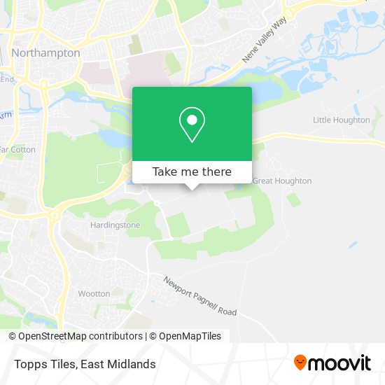 Topps Tiles map