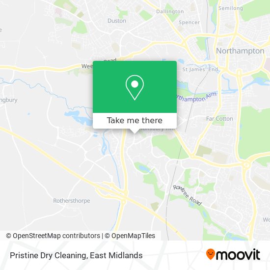Pristine Dry Cleaning map