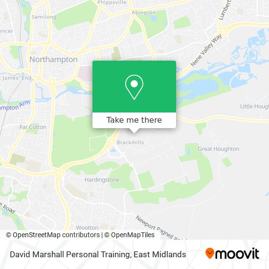 David Marshall Personal Training map