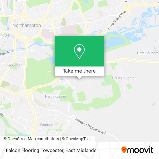 Falcon Flooring Towcester map