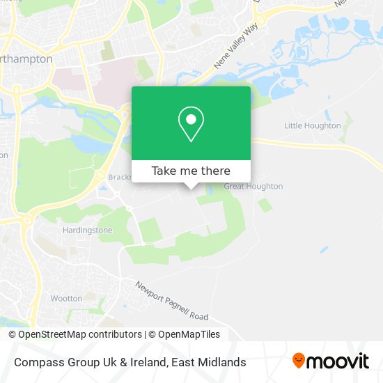 Compass Group Uk & Ireland map