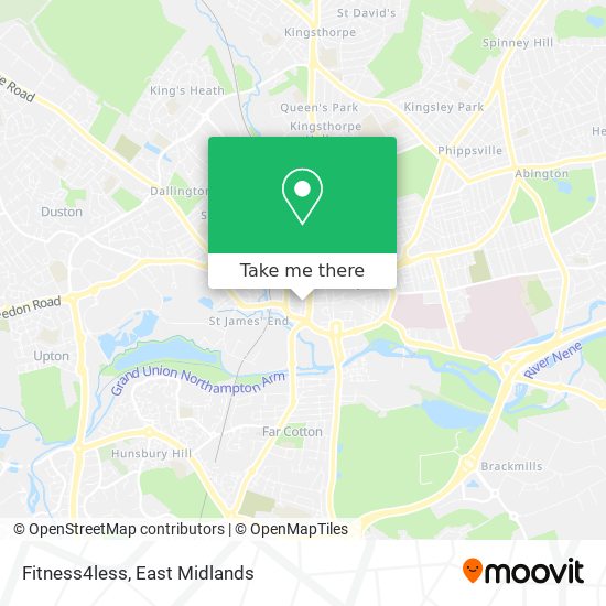 Fitness4less map