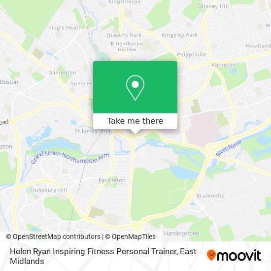 Helen Ryan Inspiring Fitness Personal Trainer map
