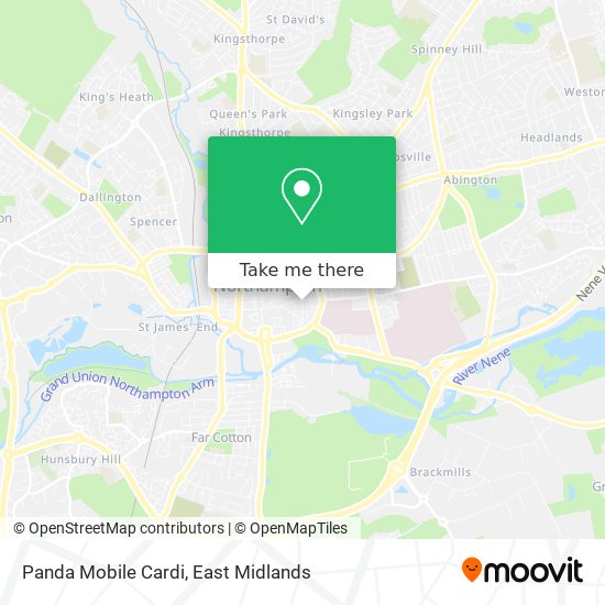 Panda Mobile Cardi map