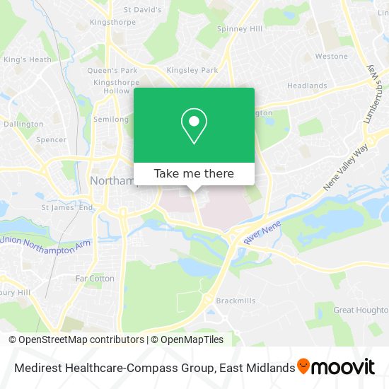 Medirest Healthcare-Compass Group map