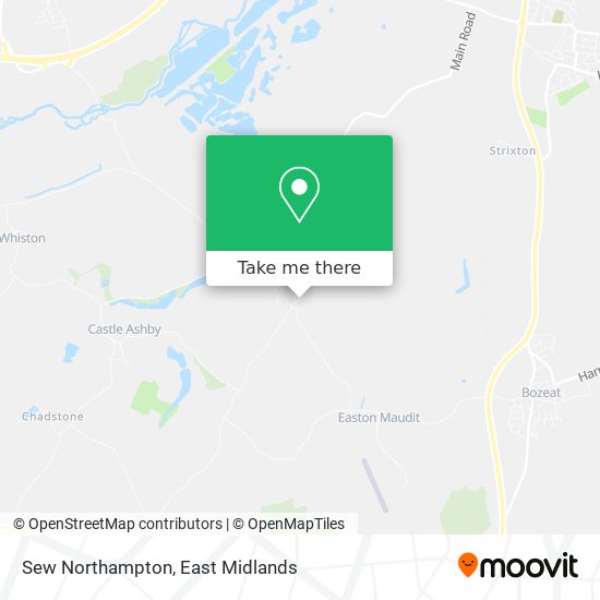 Sew Northampton map