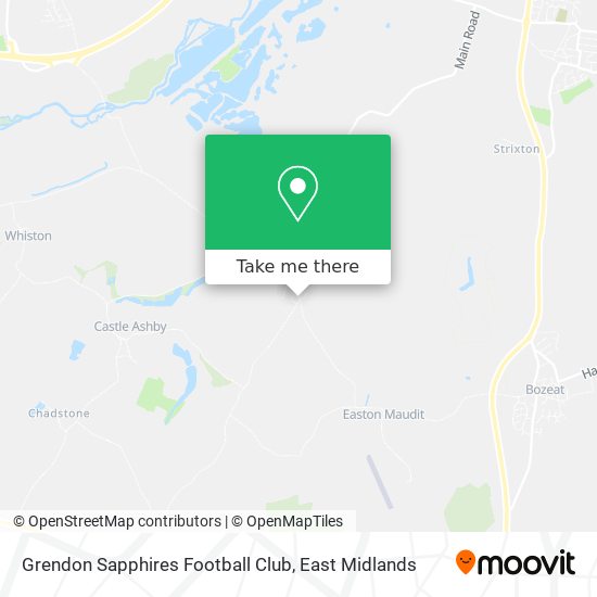 Grendon Sapphires Football Club map