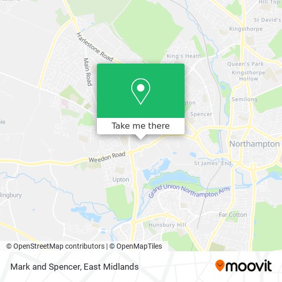Mark and Spencer map