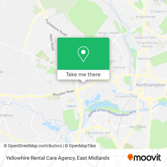 Yellowhire Rental Care Agency map