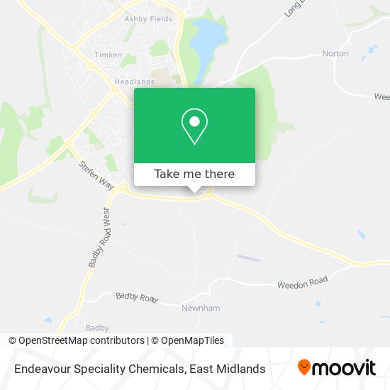 Endeavour Speciality Chemicals map