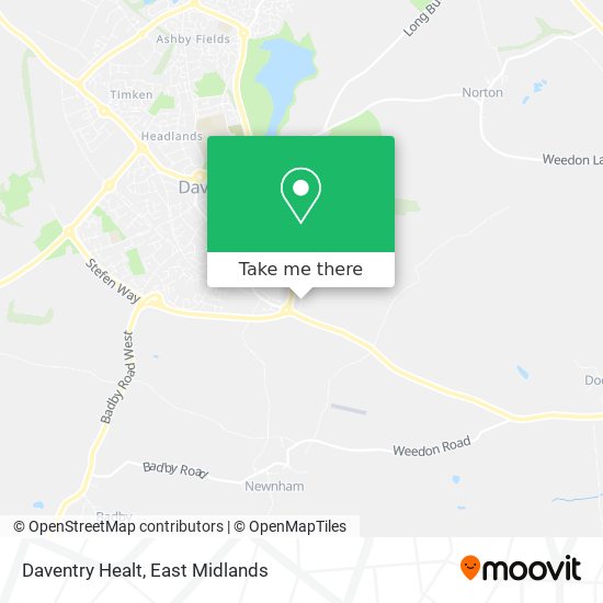 Daventry Healt map