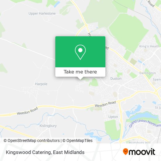 Kingswood Catering map