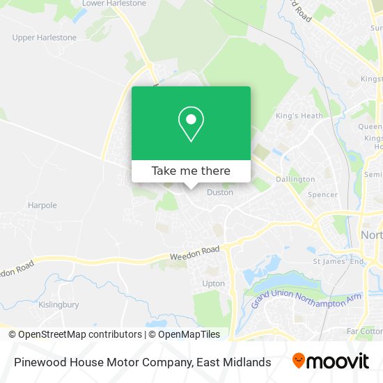 Pinewood House Motor Company map