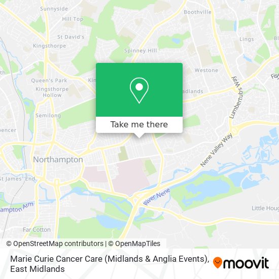 Marie Curie Cancer Care (Midlands & Anglia Events) map