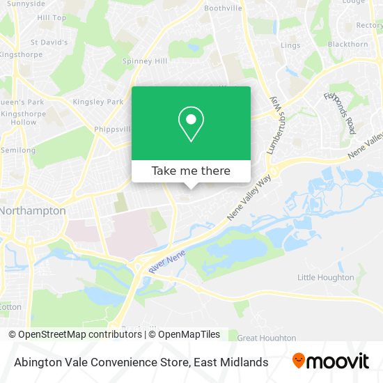 Abington Vale Convenience Store map