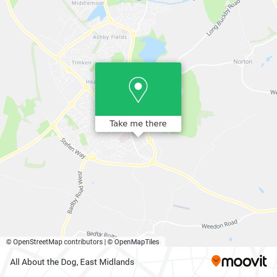 All About the Dog map