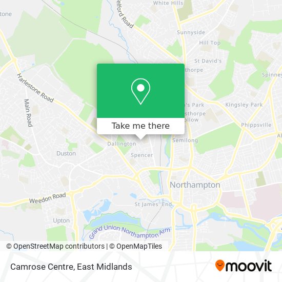 Camrose Centre map