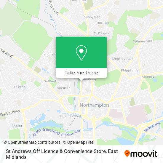 St Andrews Off Licence & Convenience Store map