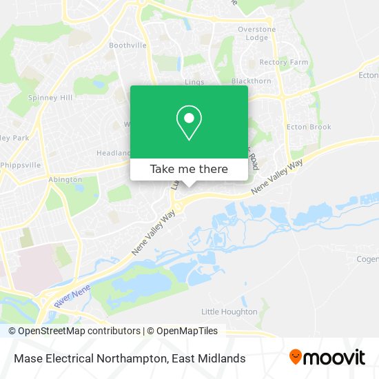 Mase Electrical Northampton map